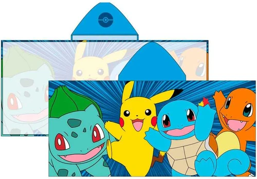 Nintendo Pokemon microfibre poncho towel