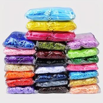 Organza maišelių rinkinys, Hunter Green