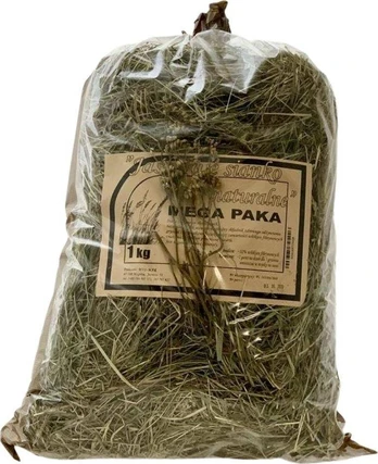 Wio-Mar Wio-Mar Jaśkowe šieno 1kg Mega Bundle Natural