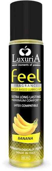 INTIMATELINE - LUXURIA FEEL BANANA WATER BASED LUBRICANT 60 ML