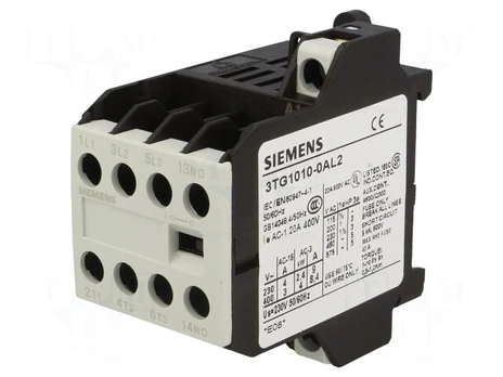 Contactor: 4-pole | NO x4 | 230VAC | 8.4A | DIN,on panel | 3TG10