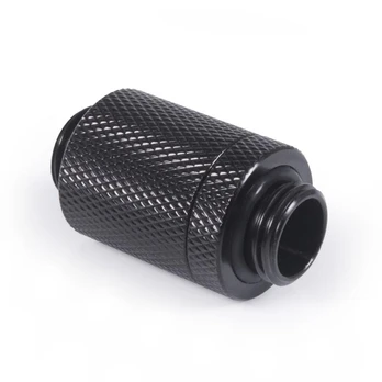 Alphacool ES D-Plug, 25,5mm, G1/4 AG auf G1/4 AG - Deep Juodas