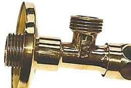 Usorteret stopventil poleret 1/2x1/2'' -