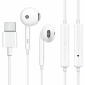 [Užsakomoji prekė] Casti Audio Type-C cu Microfon - Oppo (MH147) - Baltas (Bulk Packing) FOZ031 kaina