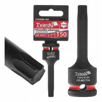 Smūginė Torx T50 1/2" Cr-mo galvutė