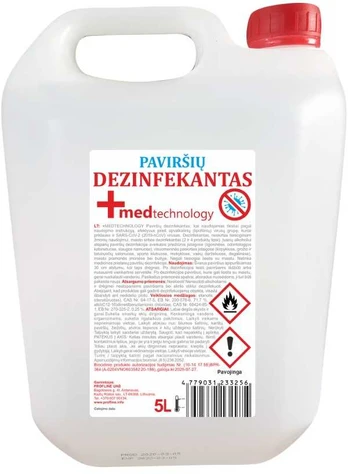 +MEDtechnology Paviršių dezinfekantas, 5 L