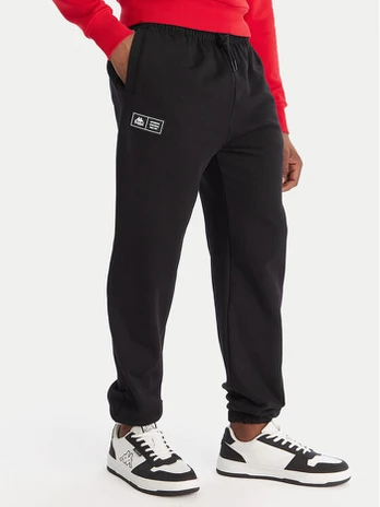 Kappa Sportinės kelnės Olmos 311M2TW Juoda Regular Fit