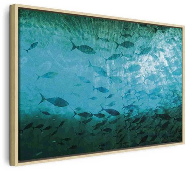 Artgeist Paveikslas - A shoal of dark fish