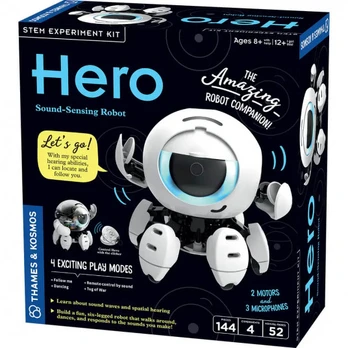 Į garsą reaguojantis robotas – Herojus