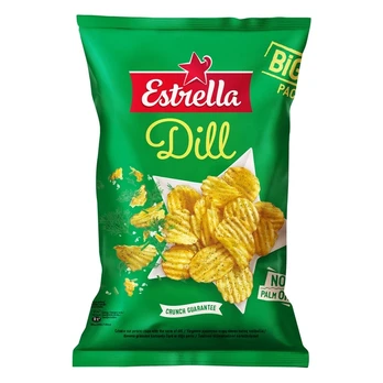 Bulvių traškučiai su krapais ESTRELLA, 180 g