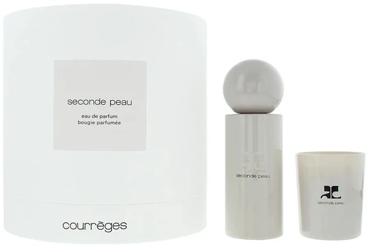 Set Courreges: Seconde Peau, Eau De Parfum, Unisex, 100 ml + Seconde Peau, Scented Candle, 75 g