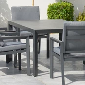 Table TOMSON 216x100xH73cm, dark pilkas kaina