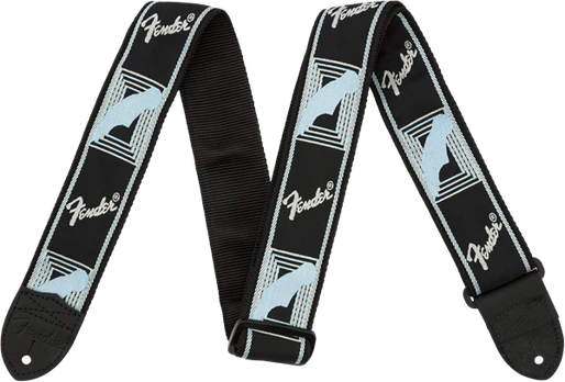 Diržas gitarai Fender BLK/LT Pilkas/Mėlynas MONO STRAP