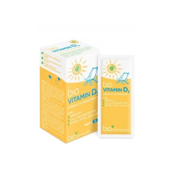 BIOVITAMINAS D3, milteliai, 3000 IU, 20 pakelių