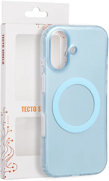 Dėklas Telforceone Tecto Shield Mistiq Mag case for iPhone 17 6,3' mėlynas
