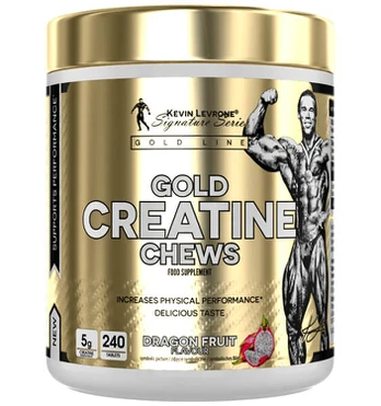 Kevin Levrone Gold Creatine Chews, Dragon Fruit, 240 tab
