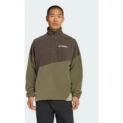 adidas Techninis džemperis Terrex Multi Climawarm Fleece Žalia Regular Fit