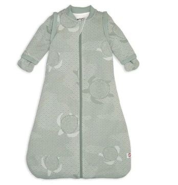 Lodger Hopper Matcha Turtle Sleeping bag with removable sleeves 50/62 žalias