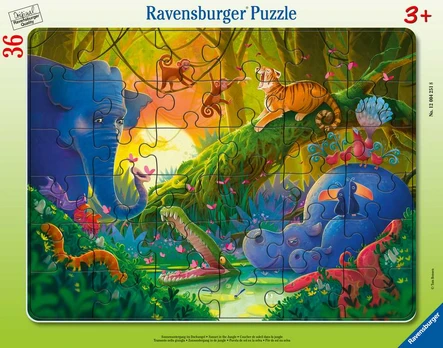 Dėlionė Ravensburger Big Frame Puzzle 36 Pieces: Jungle