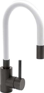Virtuvinis maišytuvas Fala Black Flexible, baltas