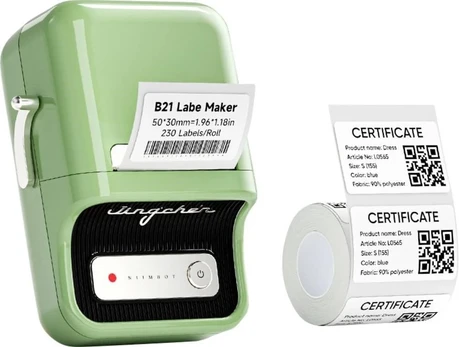 Niimbot B21 Pro Portable Label Printer (green)
