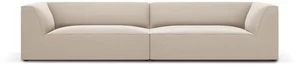 Sofa Micadoni Home Ruby Velvet, smėlio, 302 x 93 cm x 69 cm