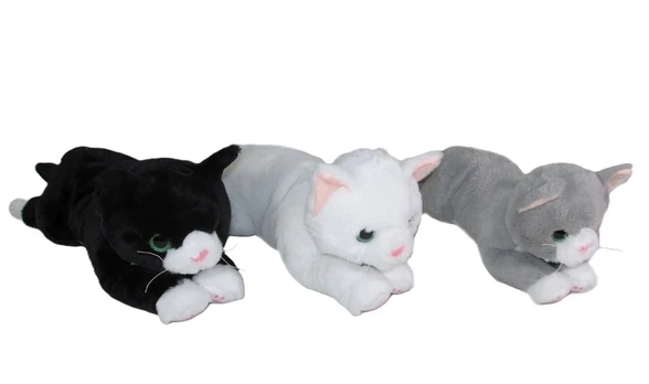 Plush toy - 1324 - CAT with SOUND - size 30 cm