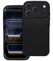 Juodas dėklas Apple iPhone 17 Pro telefonui "Soft Case"