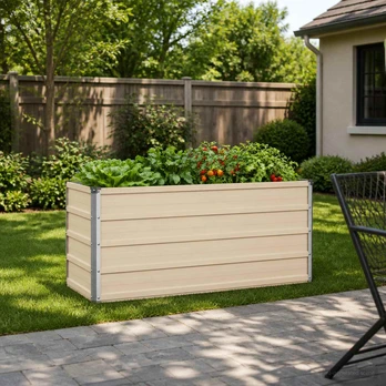 Pakelta sodo lova Ivory 100 x 40 x 55 cm