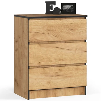 Komoda K 60 cm, ąžuolo