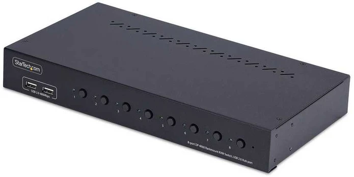 StarTech 8 prievadų „DisplayPort“ KVM jungiklis „DisplayPort“ 1.2 KVM 4K 60Hz