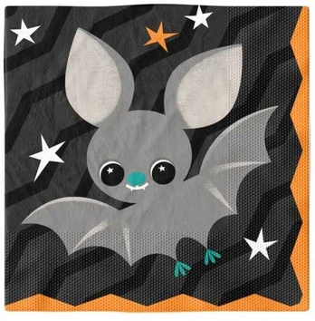 Usorteret Cats & Bats servietter, 16 stk