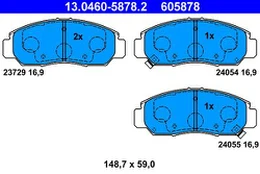 ATE 13.0460-5878.2 Brake pad set