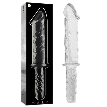 NEBULA SERIES BY IBIZA - MODEL 24 DILDO, 28.5 CM, BOROSILICATE GLASS