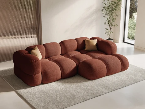 Right Corner Sofa, "Loretto", 3 Seats, 250x147x68 Made in Europe