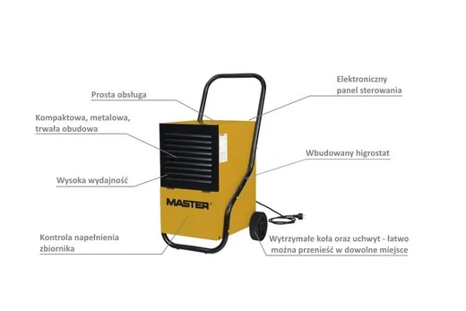 MASTER DEHUMIDIFIER DH752 45,6L /24h | DH-752 | 8053670895133
