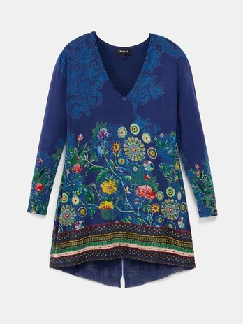 Desigual moteriškas ilgas plonas megztinis DANAE, S