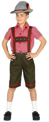 Fiesta Tyroler dreng kostume