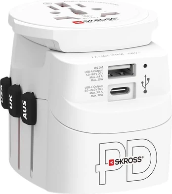 Skross Pro Light USB AC30PD World