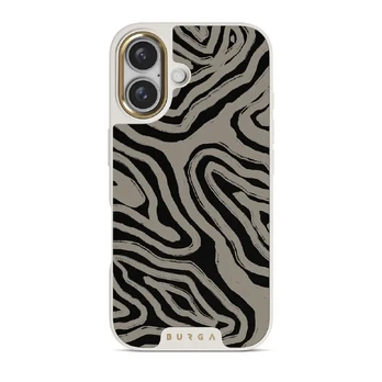 Black Sand - iPhone 16 Case, Elite Light (MagSafe) / Gold