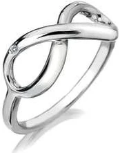 Sidabrinis Ring Hot Diamonds Infinity DR144