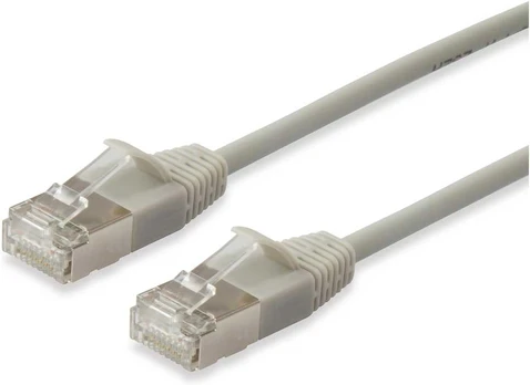 Equip Patchkabel Cat6A Slim F/FTP 2xRJ45 0.15m beige LSZH Polybeutel