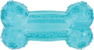 Žaislas šuniui Zolux Pop Bone, 12 cm, mėlynas, 12 cm kaina