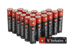 Verbatim ALKALINE BATTERY AA 20 PACK/HANGCARD kaina