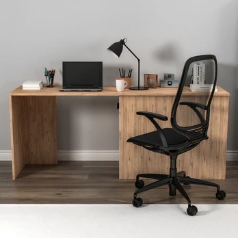 Studijų stalas Akser - Atlantic Pine, Anthracite