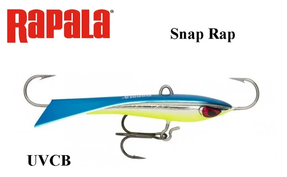 Balansyras Rapala Snap Rap UVCB - UV Chrome Blue 6 cm