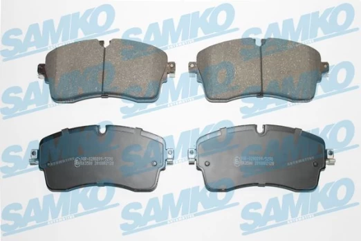 Stabdžių trinkelių rinkinys, diskinis stabdys SAMKO 5SP2128