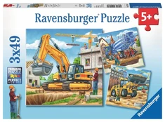 Ravensburger Dėlionė 3x49 vnt. - Statybos kaina