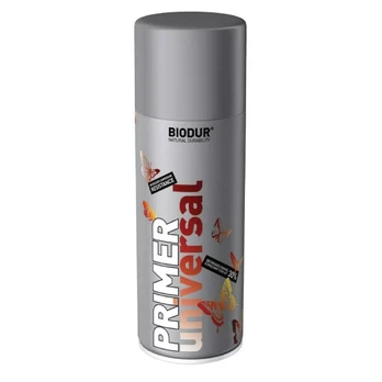 Purškiamas gruntas BIODUR UNIVERSAL, pilkos sp., 400 ml