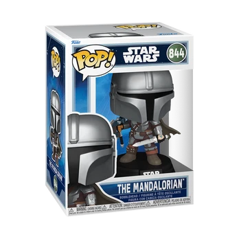 FUNKO POP! Vinilinė figūrėlė: Star Wars: Mandalorian & Grogu - The Mandalorian (Dual Wield)